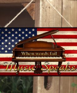 grand piano rectangle wooden sign music speaks ant172wdv1 3994