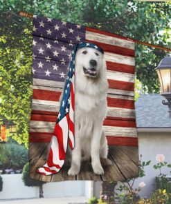 great pyrenees dog flag charming dog ntb216fv42 6560