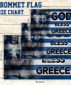 greek grommet flag god bless greece bnn605gf 1706