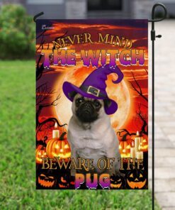 halloween. beware of the pug flag 6371