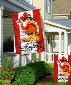 happy canadian thanksgiving flag turkey canada flag tqn408f 6356