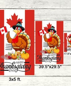 happy canadian thanksgiving flag turkey canada flag tqn408f 7497