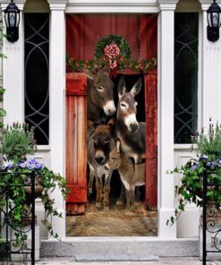 happy family donkey door cover 6351