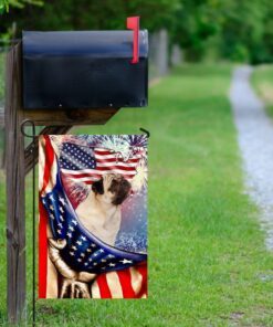 happy independence day pug flag 4130