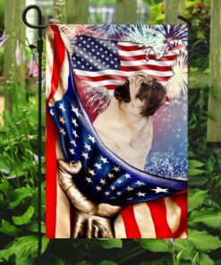 happy independence day pug flag 6070