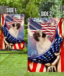 happy independence day pug flag 6754