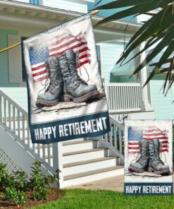 happy retirement u.s. veteran flag tqn1384f 2521