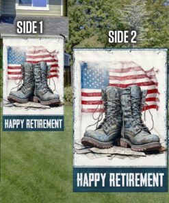 happy retirement u.s. veteran flag tqn1384f 8270