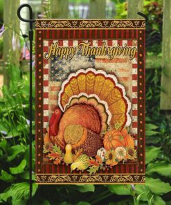 happy thanksgiving turkey drawing flagwix™ flag 2308