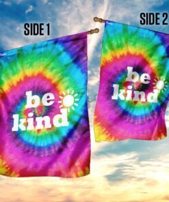 hippie be kind flag 1220