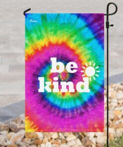 hippie be kind flag 1948