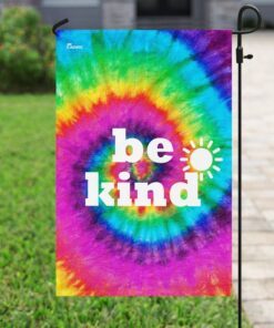 hippie be kind flag 5182