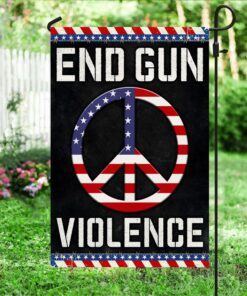 hippie flag end gun violence tqn194f 7973