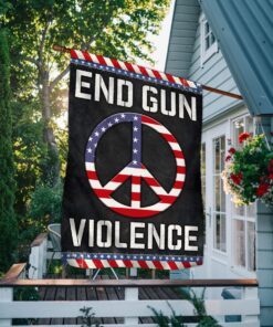 hippie flag end gun violence tqn194f 8843