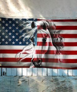 horse american grommet flag lha1754gf 5150