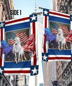 horse flag independence day horses flag qtr235f 1172