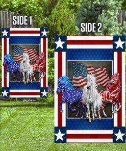 horse flag independence day horses flag qtr235f 2765