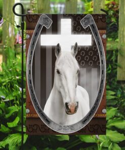 horse flag jesus and white horse bnn93f 3314