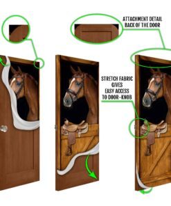 horse in stable door cover 3742