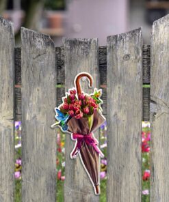 hummingbird custom wooden sign flower umbrella ntt62wd 3629