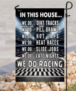 in this house we do racing flag 2837