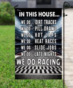 in this house we do racing flag 8407