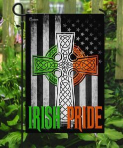 irish american celtic cross flag 1232