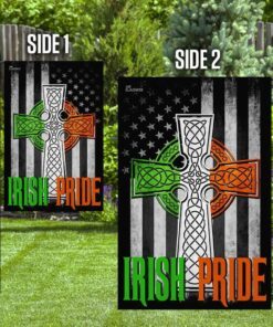 irish american celtic cross flag 2773