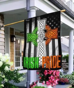 irish american celtic cross flag 3343