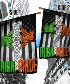 irish american celtic cross flag 6773