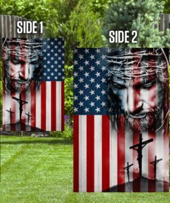 jesus christ american flag lha1827f 2101