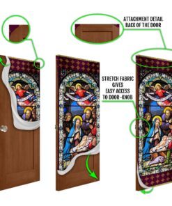 jesus christ family door cover 3058