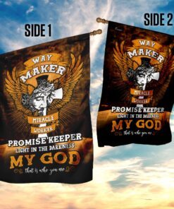 jesus christ way maker miracle worker flag 7031