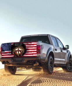 jesus christian american truck tailgate decal sticker wrap 3529