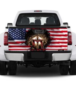 jesus christian american truck tailgate decal sticker wrap 3723