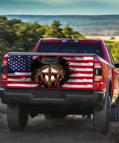 jesus christian american truck tailgate decal sticker wrap 3845