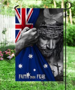 jesus flag jesus faith over fear australian flag trl1254fv2 3162