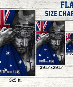 jesus flag jesus faith over fear australian flag trl1254fv2 3682