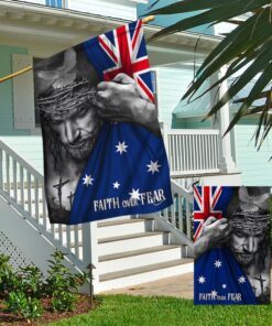 jesus flag jesus faith over fear australian flag trl1254fv2 6778