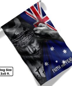 jesus flag jesus faith over fear australian flag trl1254fv2 7543