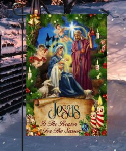 jesus flag nativity of jesus christmas flag trl1633f 3019