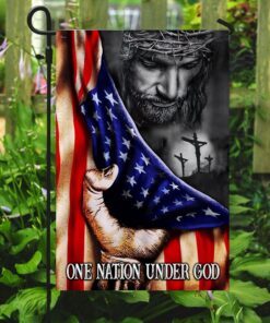 jesus one nation under god flag 4010