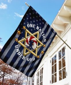 judaism one nation under god flag 2774