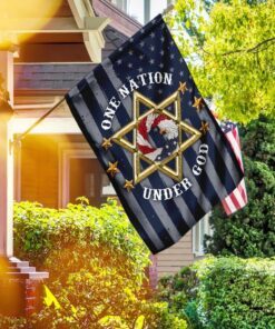 judaism one nation under god flag 4805