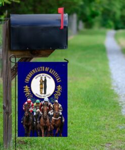 kentucky derby horse racing flag qnk1098f 4812