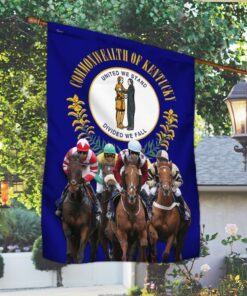 kentucky derby horse racing flag qnk1098f 6475