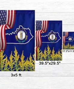 kentucky state goldenrod flower flag mln1111fv11 8600