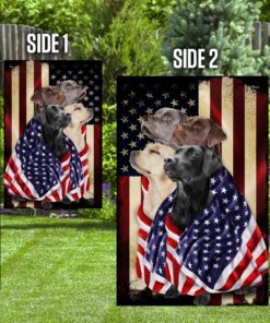 labrador retrievers american patriot flag 5215