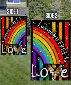 lgbt flag everybody is free to love ntb191f 4206