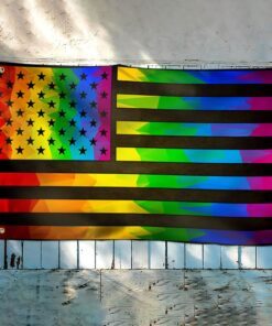 lgbt pride american grommet flag qnk281gf 7996